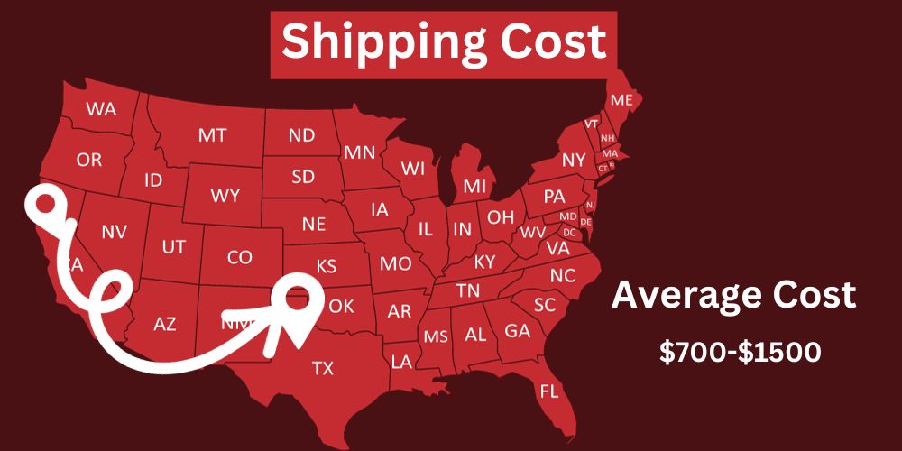 Cost to ship car from California to Texas