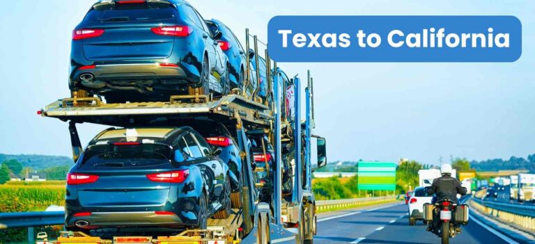 Cost to ship car from Texas to California